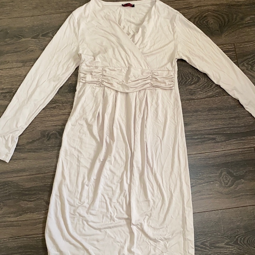 Tan flewy Dress